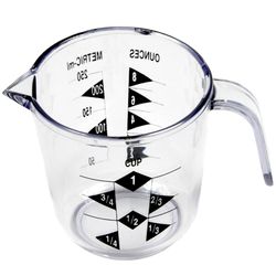 Chef Craft 1 cups Plastic Clear Measuring Cup