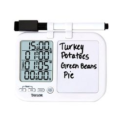 Taylor Digital Plastic Timer with Whiteboard