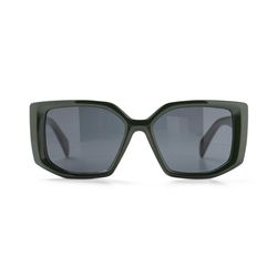 Optimum Optical Sunglasses Unisex Green Frame Black Lens