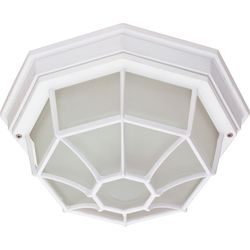 Nuvo Textured White Switch Incandescent Light Fixture