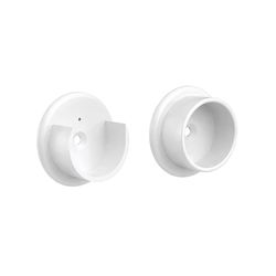 Knape & Vogt Pro 1-3/8 in. L X 1-3/8 in. D Powder Coated Plastic Rod Socket