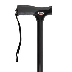 Carex Health Brands Comfort Grip Cane Aluminum/Plastic 30 in. H X 1.5 in. L