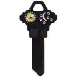 HILLMAN DIVA Sun & Moon House/Office Universal Key Blank Single Black