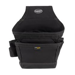 Bucket Boss 12 pocket Ballistic Nylon Carpenters Pouch Black
