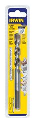 IRWIN Jobber 1/2 in. X 5 in. L Multi-Material Jobber Length Drill Bit Round Shank 1 pc