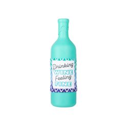 Pet Shop by Fringe Studio For Dog Multicolored Plush/Rubber Drinking Wine, Feeling Fine Dog Toy 1 pk
