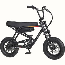 Retrospec Valen Rev Unisex Electric Bicycle Matte Black