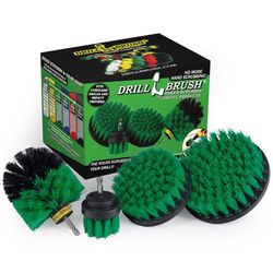Drillbrush 5 in. W Medium Bristle Metal Handle Drill Brush Set
