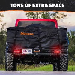 Mockins 72x36x6 XL Cargo Carrier w/Rear Lights & Cargo Bag Cargo Carrier 1 pk