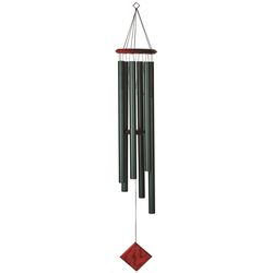 Woodstock Chimes Encore Collection Green Aluminum/Wood 54 in. Green Chimes of Neptune Wind Chime