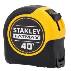 Stanley FatMax 40 ft. L X 1.25 in. W Compact Wide Blade Tape Measure 1 pk