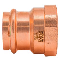 QuickFitting 1-1/4 in. Press in. FNPT in. Copper Adapter