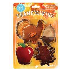R&M International Corp 0.75 in. L Cookie Cutter Set Silver 4 pc