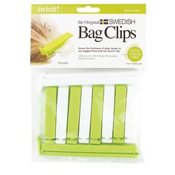 Twixit Lime Polypropylene Bag Clip