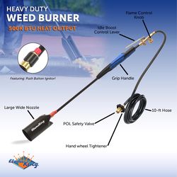 Flame King Weed Burner Weed Torch Kit 1 pc Propane