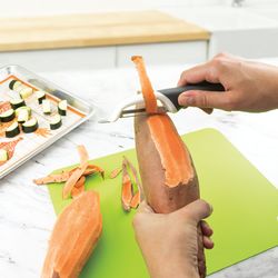 Tovolo Gray/White Stainless Steel Precision Peeler