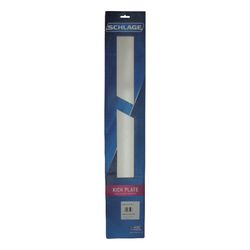Schlage 6 in. H X 34 in. L Anodized Aluminum Kickplate
