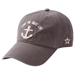 Pavilion We People Livin' The Boat Life Baseball Cap Dark Gray One Size Fits All