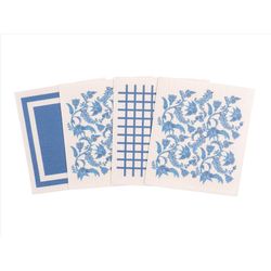 KAF Home Multi Color Cotton Batik Kitchen Towel 4 pk