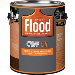 Flood CWF-UV Matte Cedar Fully-Transparent Water-Based Wood Finish 1 gal