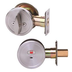 Tell Satin Chrome Stainless Steel Indicator Deadbolt
