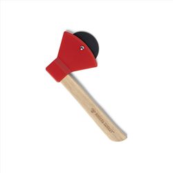 Modern Monkey Stainless Steel/Wood Pizza Cutter Wheel