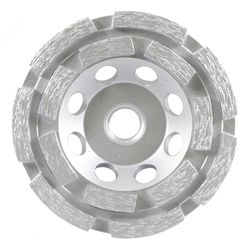 Forney 4 in. D X 5/8 in. in. X 1/4 in. thick Cup Grinding Wheel 1 pc