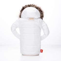 Puffin Drinkwear 16 oz White Polyester Bottle Holder