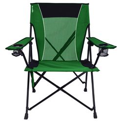 Kijaro Dual Lock 1-Position Green Camping Folding Chair