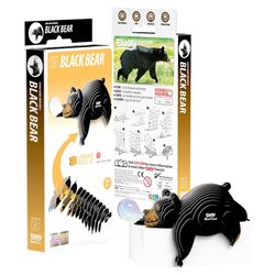 Safari Ltd. Eugy Bear 3D Puzzle Black