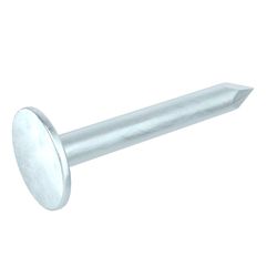 Grip-Rite 1 in. Roofing Electro-Galvanized Steel Nail Flat Head 50 lb
