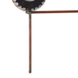 Zingz & Thingz Multicolored Iron 14.75 in. H X 14.5 in. L X 1 in. W Tractor Outdoor Garden Stake