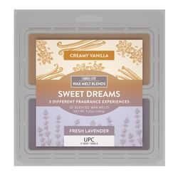 Candle Lite Cream/Purple Sweet Dreams Scent Wax Melt Blends 9.25 oz