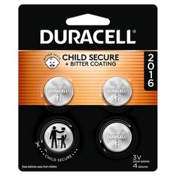 Duracell Lithium Coin DL2016/CR2016 3 V Security and Electronic Battery 1 pk