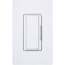 Lutron Maestro White 600 W Dual Control Dimmer Switch 1 pk