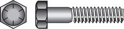 HILLMAN 3/8 in. D X 5 in. L Heat Treated Steel Hex Head Cap Screw 50 pk