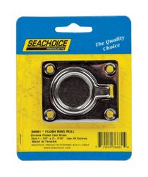 Seachoice Chrome-Plated Brass 2-1/2 in. L X 1-7/8 in. W Flush Ring Pull 1 pk