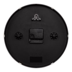 La Crosse Technology 9.25 in. L X 9.25 in. W Indoor Analog Wall Clock Glass/Plastic White