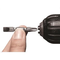Century Drill & Tool Phillips/Slotted #2/#8-10 X 2 in. L Double-Ended Screwdriver Bit S2 Tool Steel