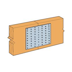 Simpson Strong-Tie 7 in. H X 0.04 in. W X 5.8 in. L Galvanized Steel Tie Plate