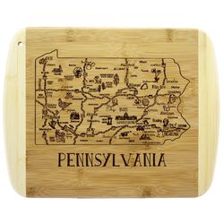 Totally Bamboo A Slice of Life 11 in. L X 8.75 in. W X 0.5 in. Bamboo Cutting Board