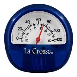La Crosse Technology Thermometer with Magnet Plastic Blue