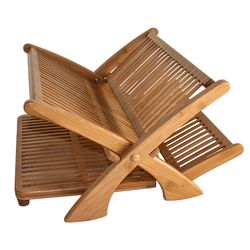 Totally Bamboo Eco 19.75 in. L X 17 in. W X 10 in. H Brown Bamboo Dish Rack