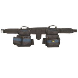 CLC 20 pocket Polyester Fabric Tool Belt 25.25 in. L X 16.25 in. H Black 29 in. 46 in.