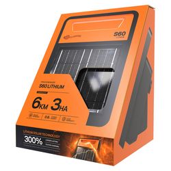 Gallagher 11 in. H X 8 in. L Plastic Electric Solar Fence Energizer Orange