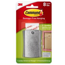 3M Command Silver Picture Hanger 8 lb 1 pk