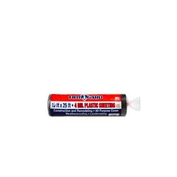 Film-Gard Plastic Sheeting 4 mil X 10 ft. W X 25 ft. L Polyethylene Black 1 pk