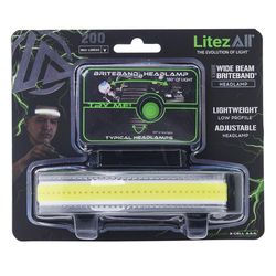 LitezAll Black LED Headlight