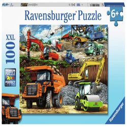 Ravensburger Construction Vehicles Puzzle Multicolored 100 pc