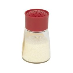 Good Cook Red/Clear Glass Cheese Shaker 5.5 oz